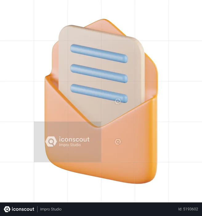 Newsletter Mail  3D Icon