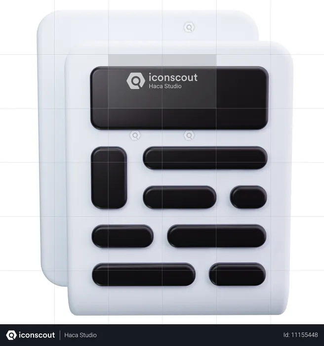 신문  3D Icon