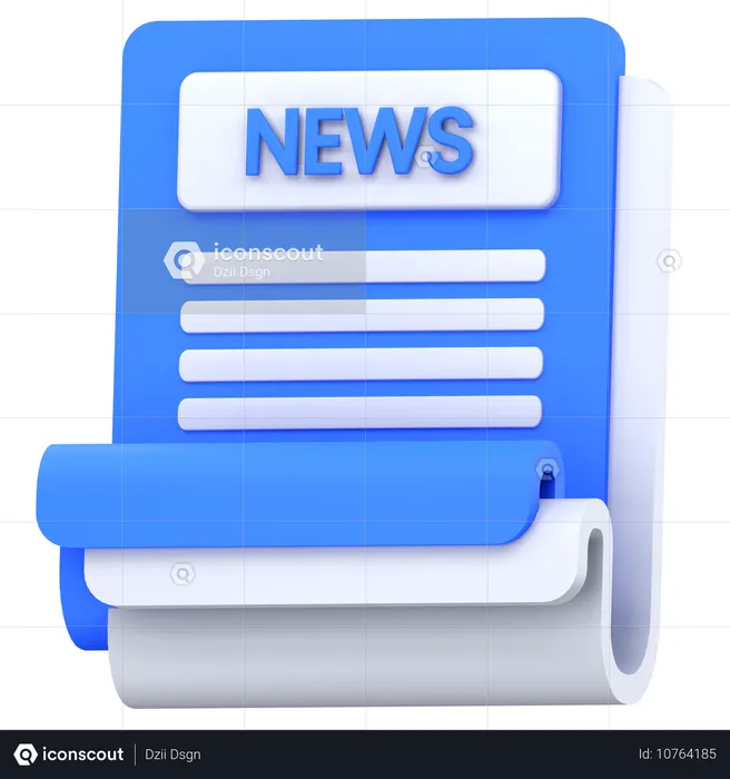 Newspaper  3D Icon