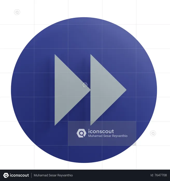 Next Button  3D Icon