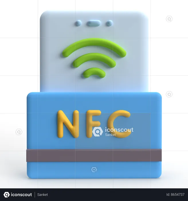 NFC  3D Icon
