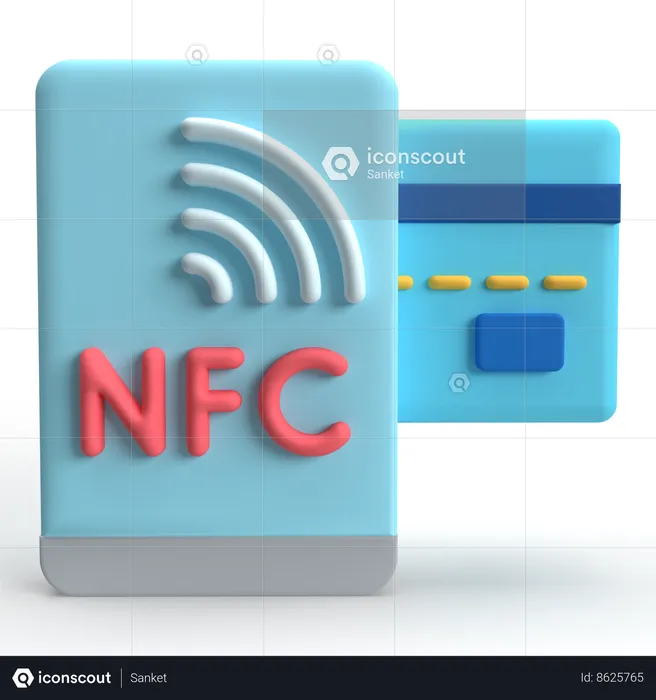 NFC  3D Icon