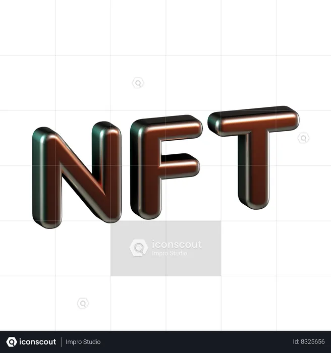 NFT  3D Icon