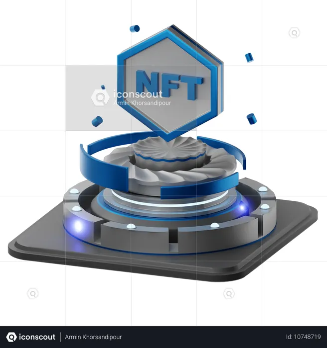 NFT  3D Icon