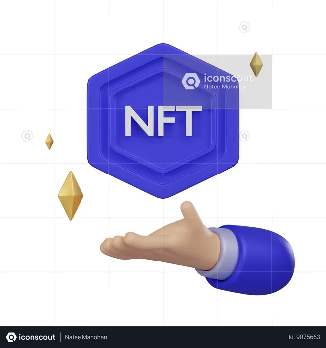 Nft  3D Icon