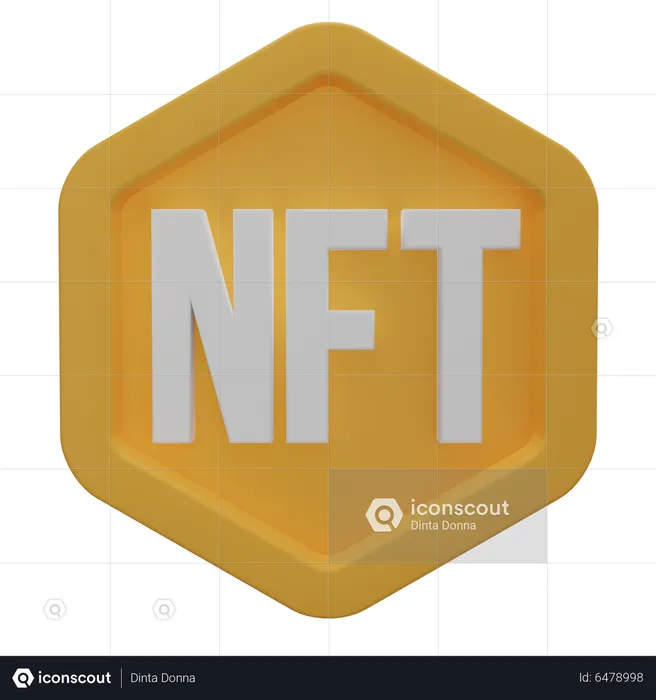 NFT  3D Icon