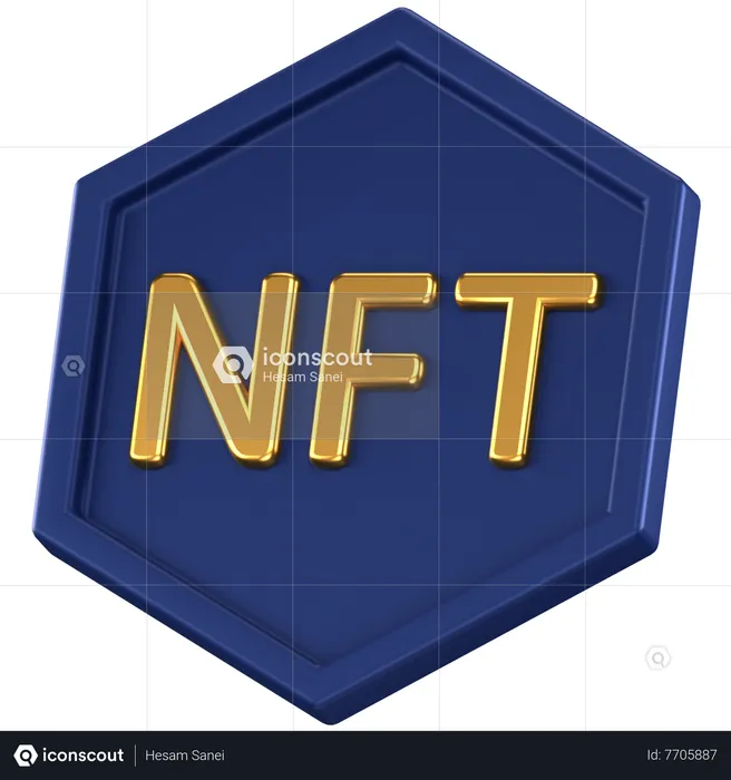 Nft  3D Icon