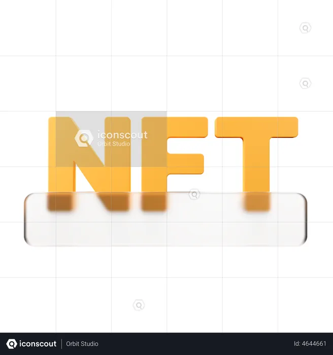 Nft  3D Illustration