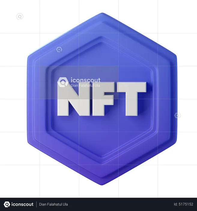 NFT  3D Icon