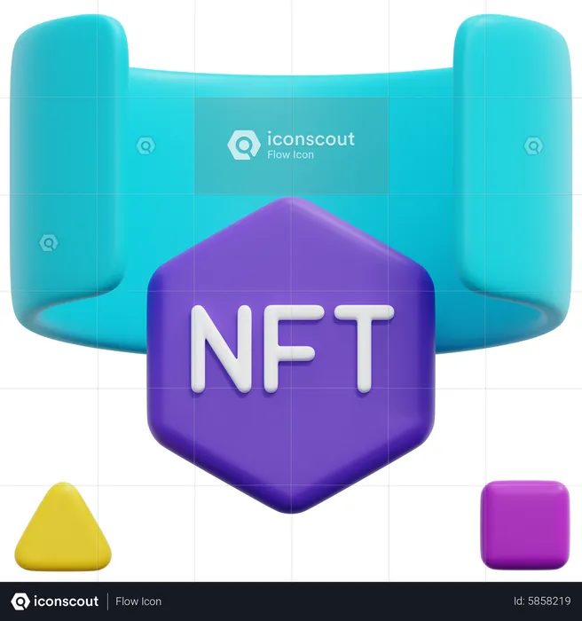 NFT  3D Icon