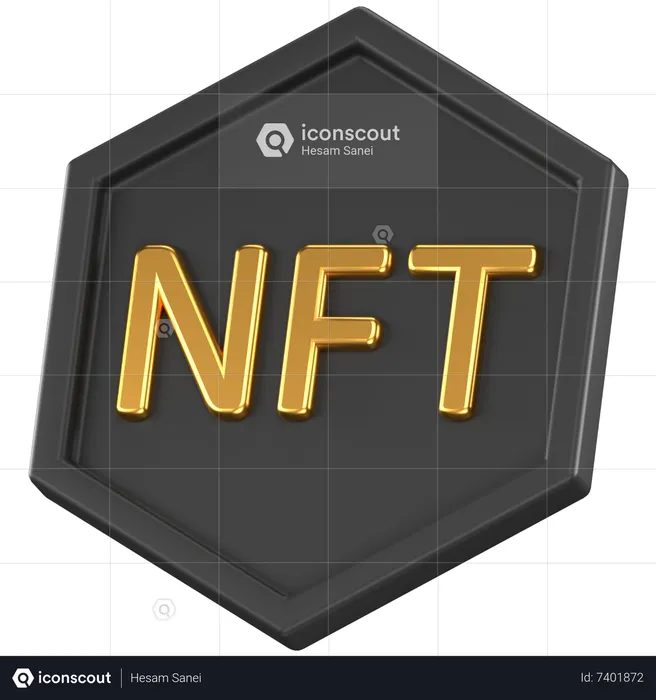 NFT  3D Icon