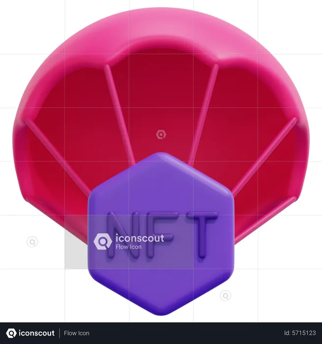 Nft Airdrop  3D Icon