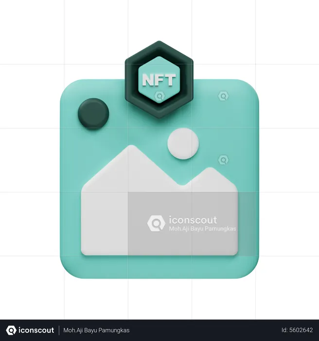 Arte nft  3D Icon