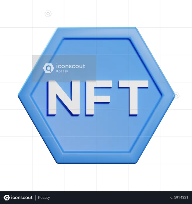 NFT Badge  3D Icon