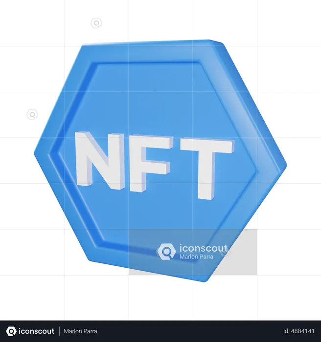 NFT Badge  3D Icon