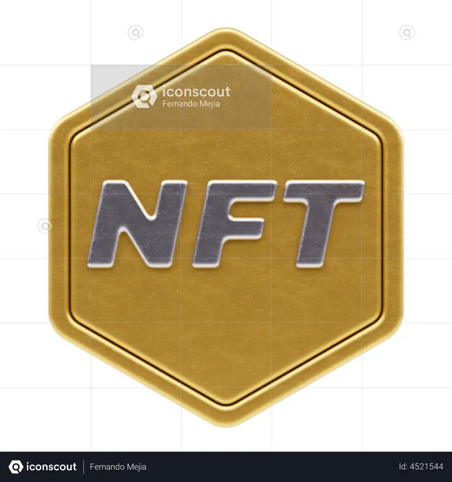 Nft Badge  3D Icon