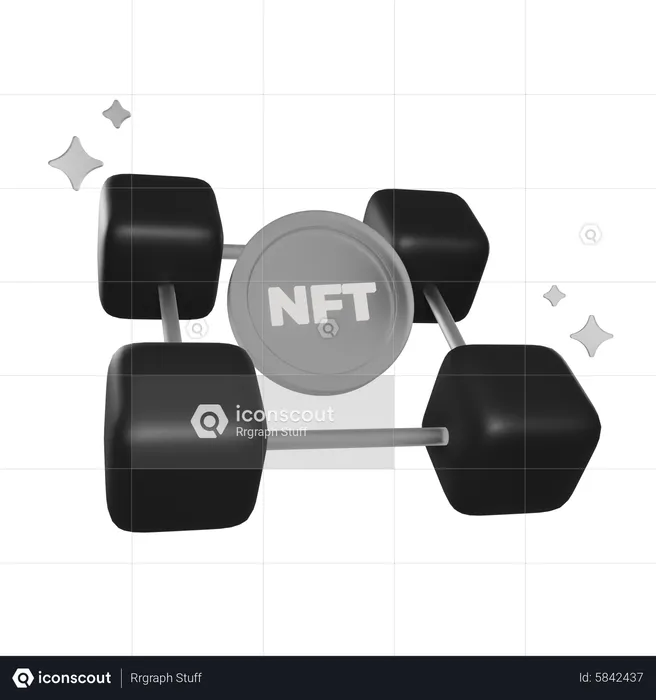 NFT Blockchain  3D Icon