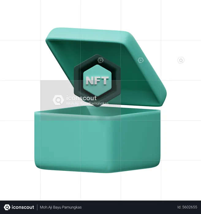 Nft Box  3D Icon