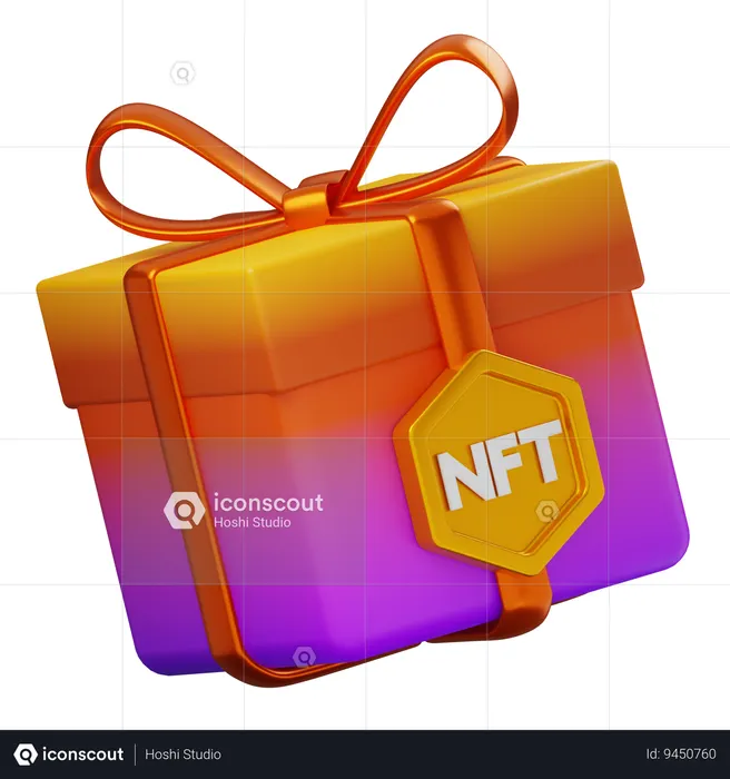 Nft Box  3D Icon