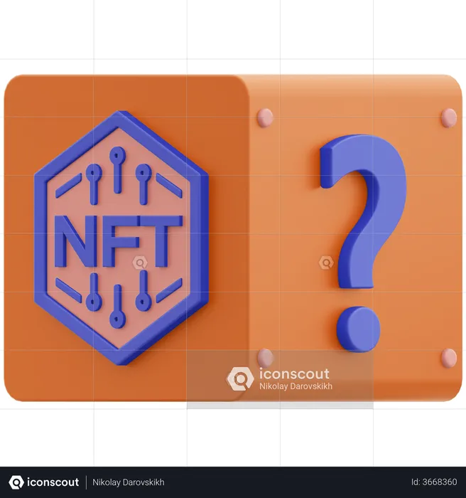 Nft Box  3D Illustration