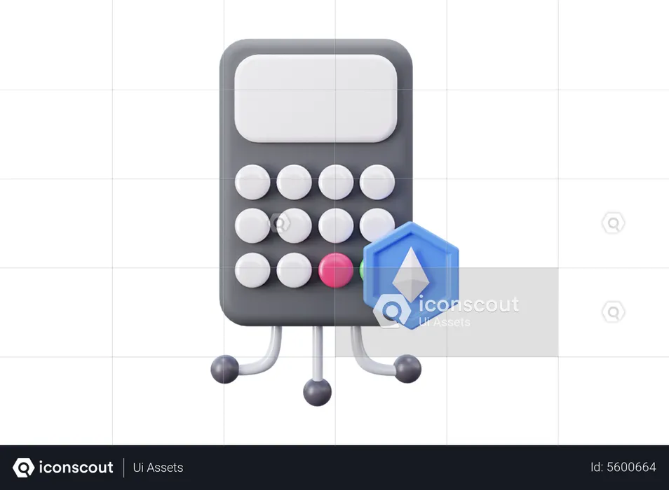 Nft Calculation  3D Icon