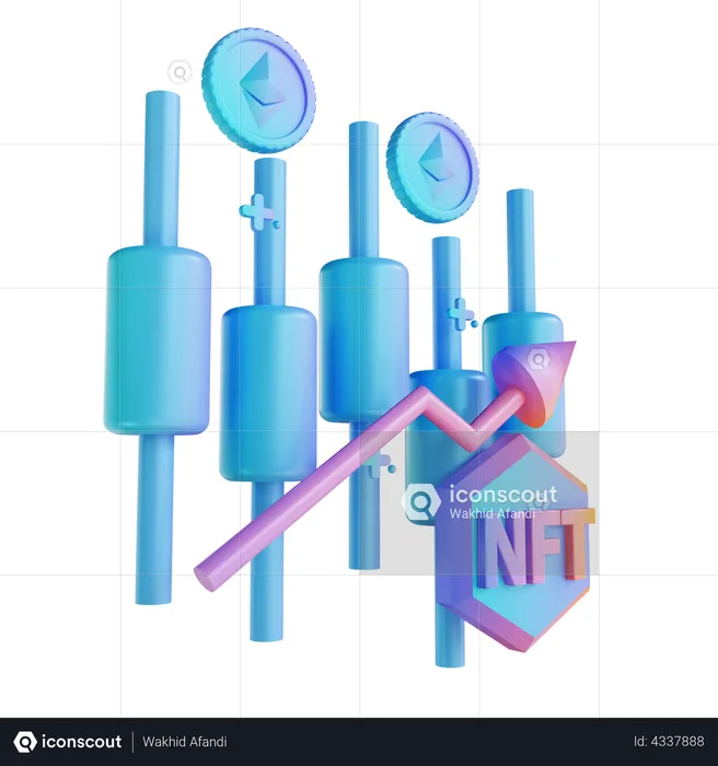 Candelabro nft  3D Illustration