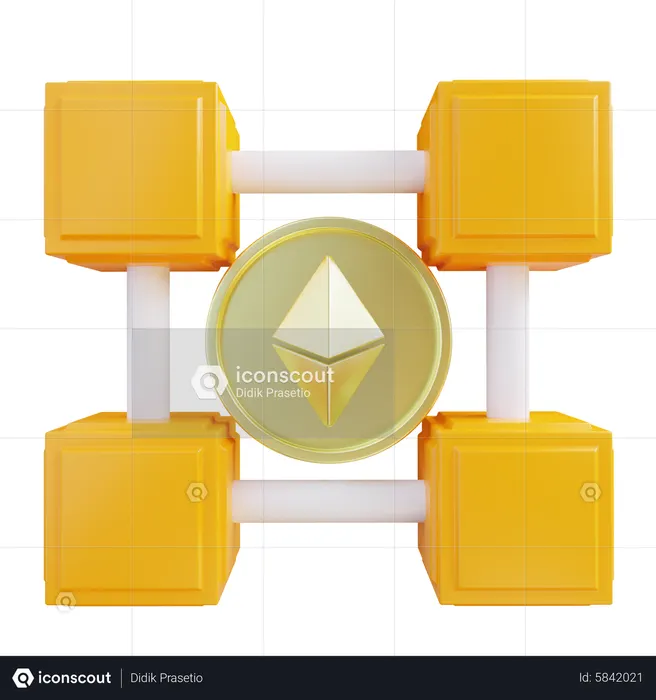 Nft Chain  3D Icon