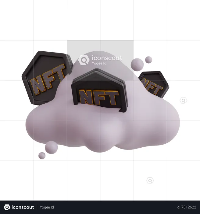 Nuage nft  3D Icon