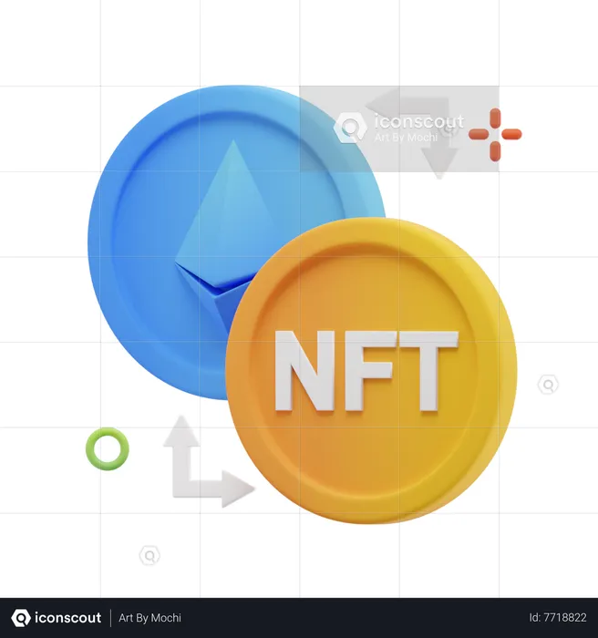 Nft Conversion  3D Icon