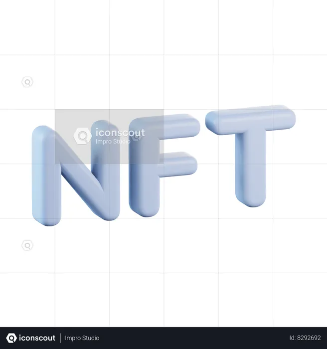 Monnaie nft  3D Icon