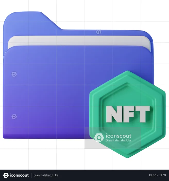 NFT File  3D Icon