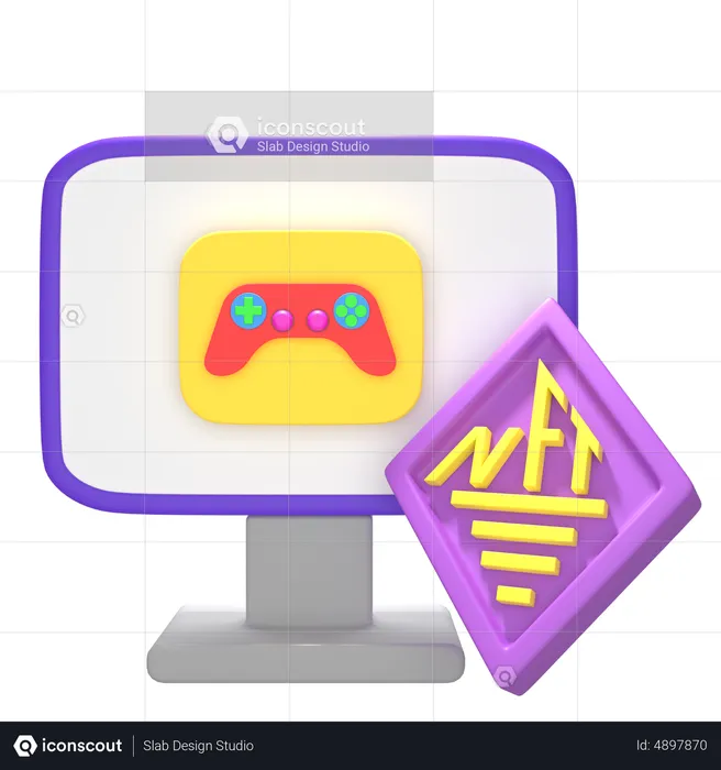 Nft Game  3D Icon