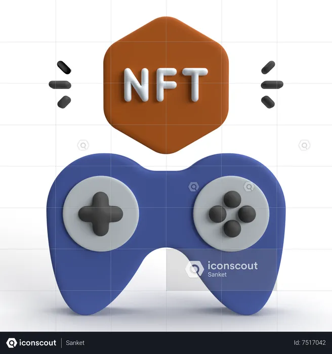 NFT Game  3D Icon