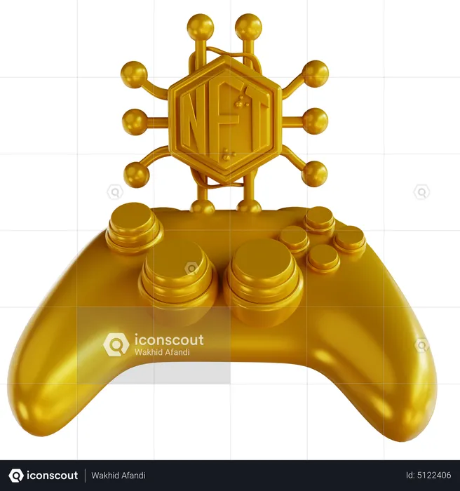 Nft Gaming Controller  3D Icon