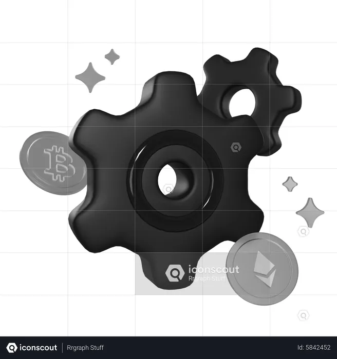 Nft Gear  3D Icon