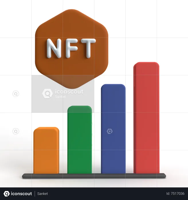 NFT-Gewinn  3D Icon