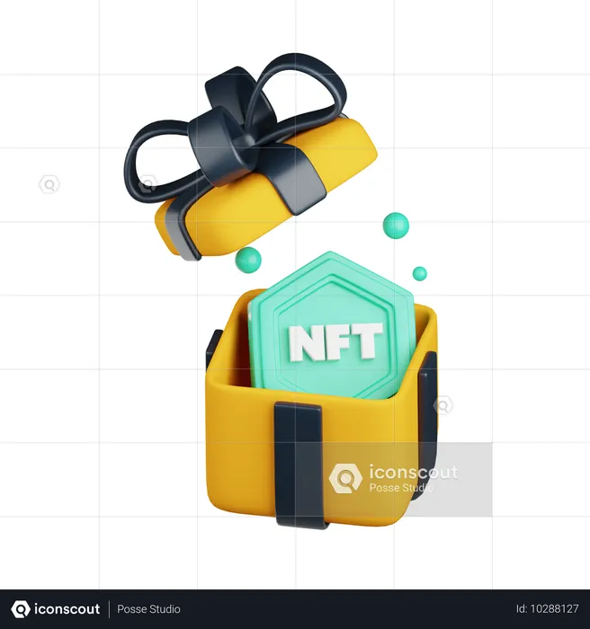 Nft Gift  3D Icon