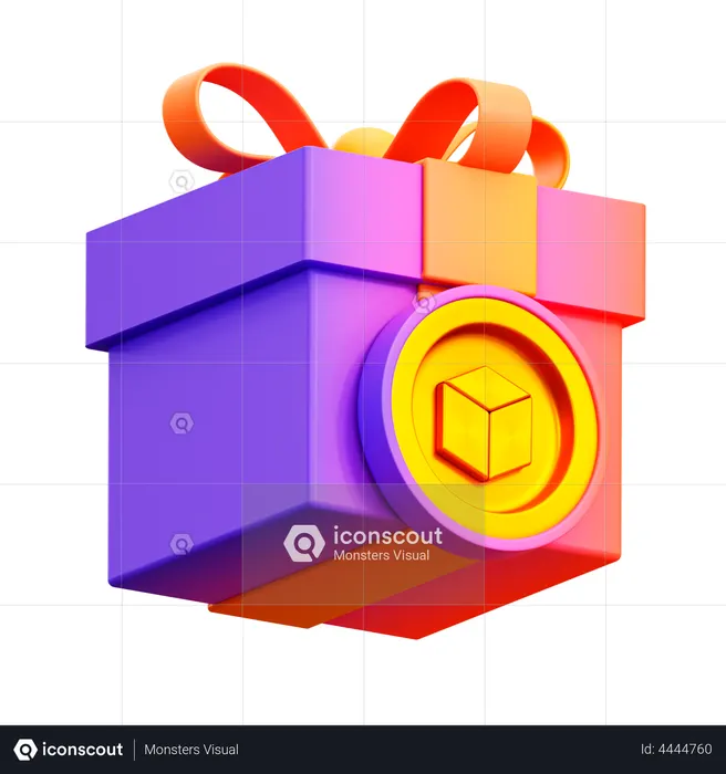 Nft Gift  3D Illustration