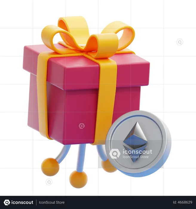 Nft Gift  3D Icon
