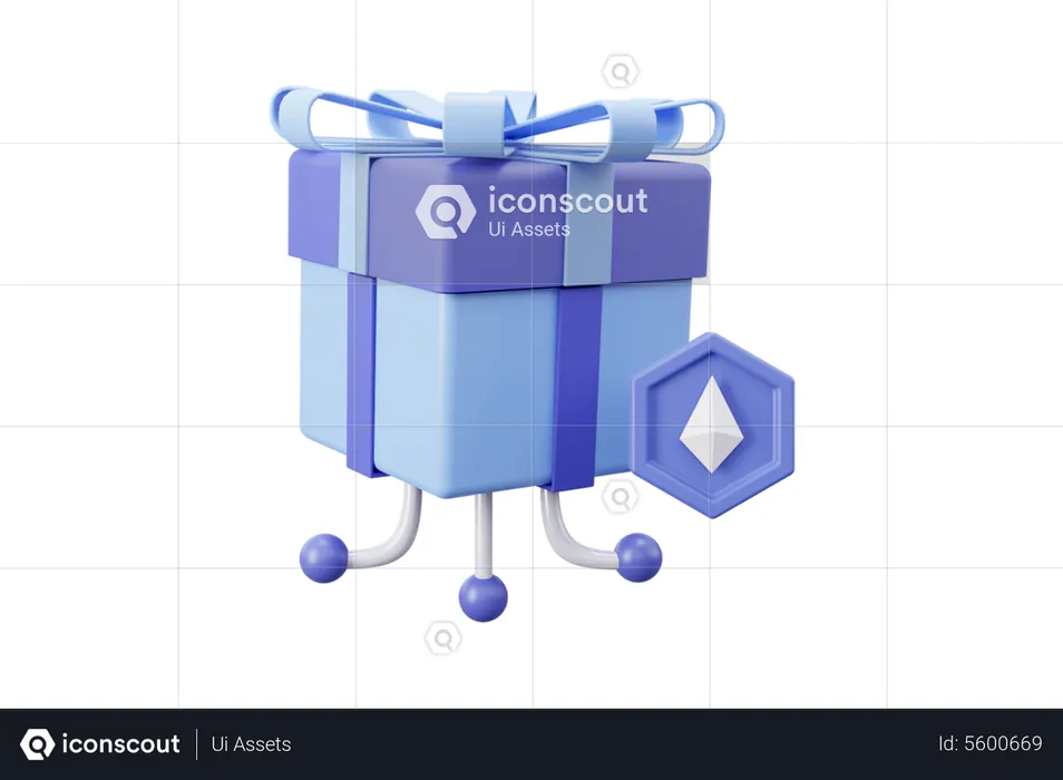 Nft Giftbox  3D Icon