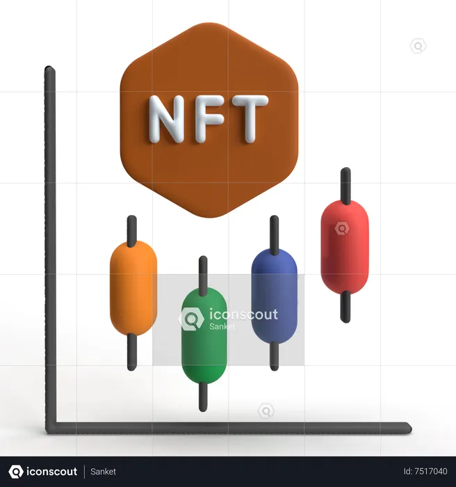 NFT-Handel  3D Icon