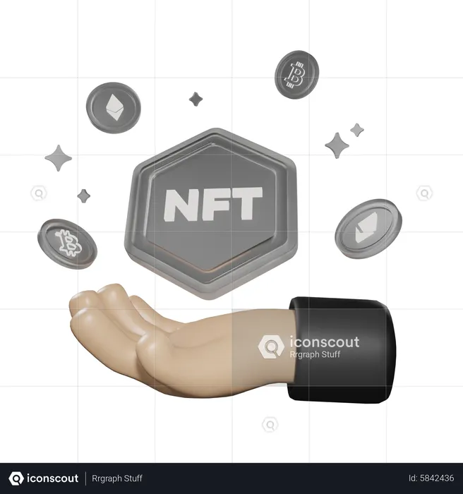 Nft Holder  3D Icon