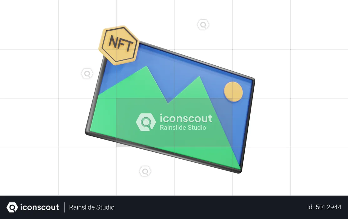 Nft Image  3D Icon