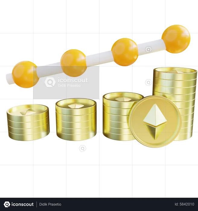 Nft Investment  3D Icon