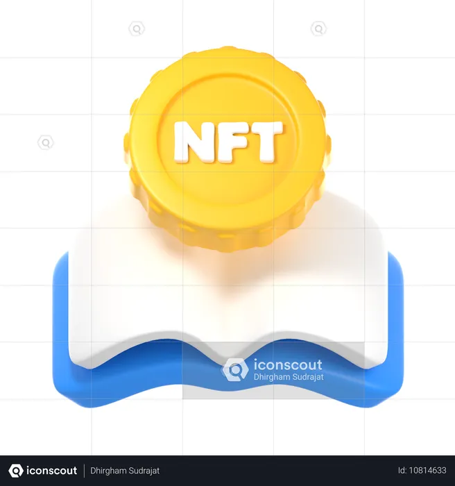 NFT Knowledge Book  3D Icon