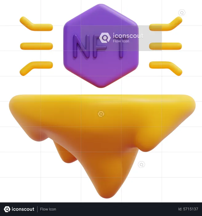 Nft Land  3D Icon