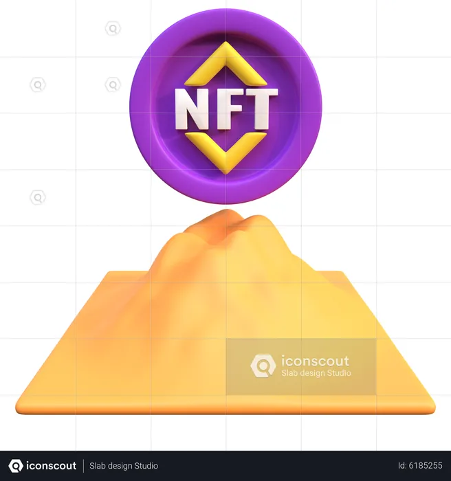 Nft Land  3D Icon