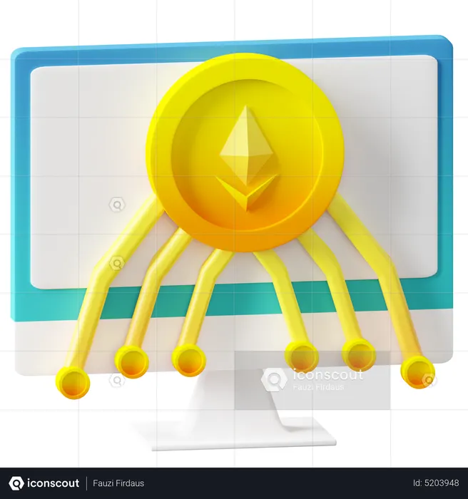 NFT marketplace  3D Icon