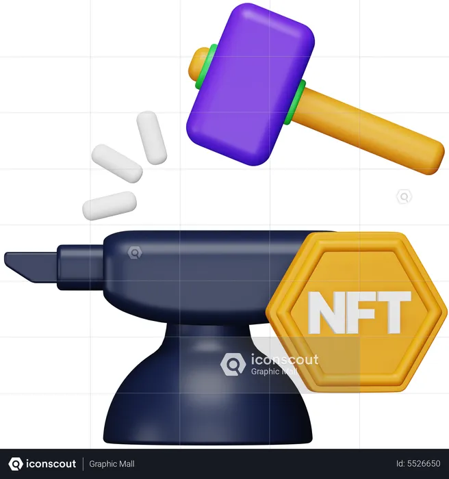 Nft Minting  3D Icon