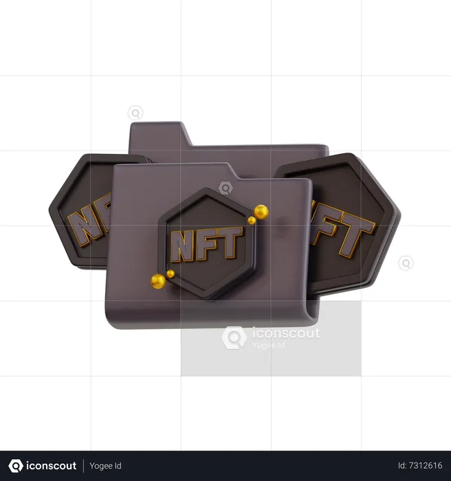 NFT-Ordner  3D Icon